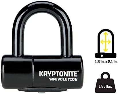Kryptonite Evolution Series 4 Bicycle Disc Bike Lock (Yellow) | bike-u-locks