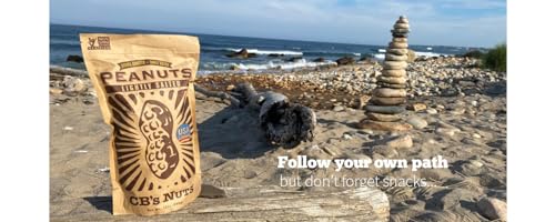 CB's Nuts Lightly Salted Peanuts — In-Shell, USA Grown, Slow Roasted in Small Batches, Non-GMO Verified, No Palm Oil, 12 oz Bag