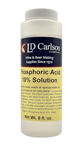 Phosphoric Acid 10% Solution - 8 Ounce for Beer Making