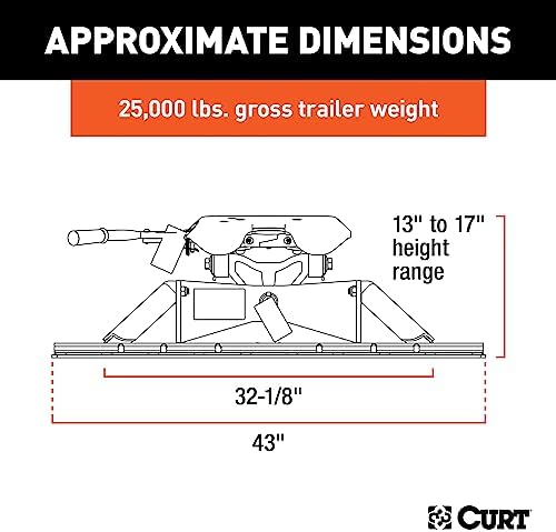 A25 5th Wheel Hitch with Rails