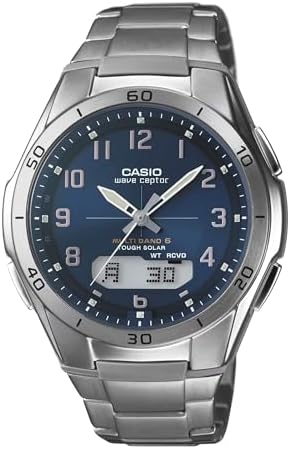 CASIO WVA-M640TD-2AJF Titanium Radio Solar Watch, Mail Order Limited Model, Wave Cepter, Solar Radio, Titanium, Mail Order Limited Men's, Luxury