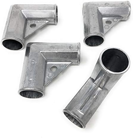 (4 Count) Aluminum Gate Corner 1-3/8" X 1-3/8"