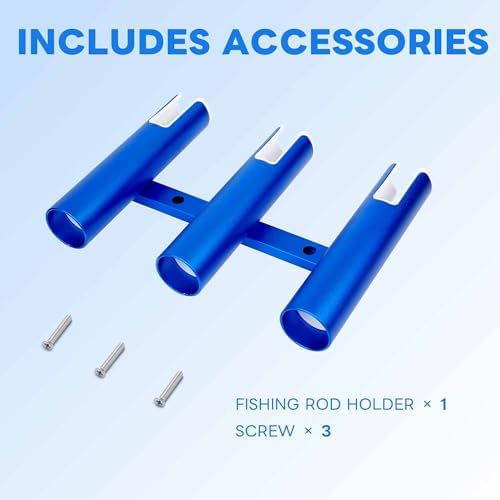 Aluminium Fishing Rod Holders for Boat, Wall-Mounted Fishing Pole Roof Rod Rack,Surf Fishing Rod Holder for Truck, Boats & Yacht