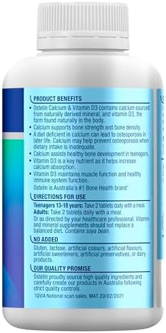 Ostelin Vitamin D Plus Calcium x 250 Tablets