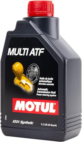 Motul Multi ATF 100% Synthetic Automatic Transmission Fluid – Multi-Vehicle ATF for Dexron III, Mercon & Import Applications, Smooth Shifting & Wear Protection, 1 Liter