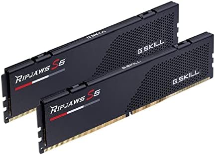 G.SKILL Ripjaws S5 Series DDR5 RAM (Intel XMP 3.0 & AMD EXPO) 32GB (2x16GB) 6000MT/s CL36-36-36-96 1.35V Desktop Computer Memory U-DIMM - Matte