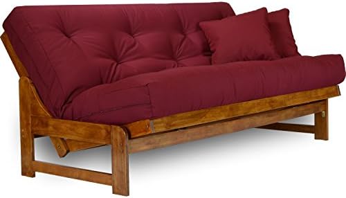 Arden Futon Frame - Full Size (Frame Only), Solid Wood Construction
