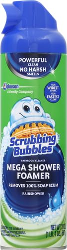 Scrubbing Bubbles Mega Shower Foamer Aerosol, Rainshower, 20 oz