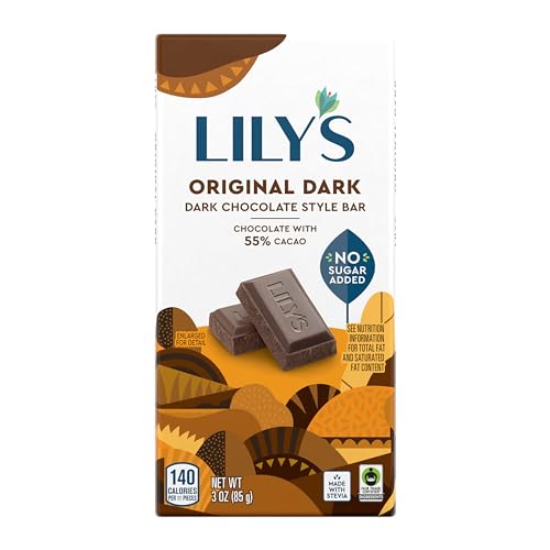 LILY'S Almond Dark Chocolate | 3 ounce, 4-Pack