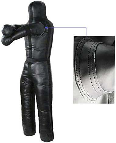 Aoneky 6FT Unfilled Grappling Dummy for Adults, Heavy Duty MMA BJJ Wrestling Training Dummy