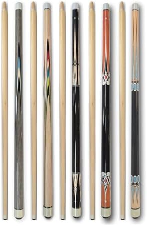 Set of 5 Pool Cues Billiard House Bar Pool Cue Sticks