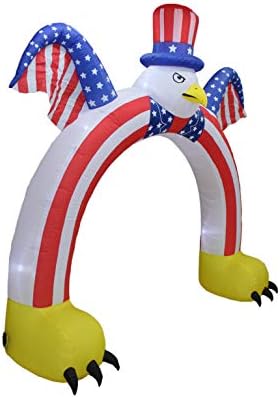 9 Foot Tall Patriotic Independence Day 4th of July Inflatable