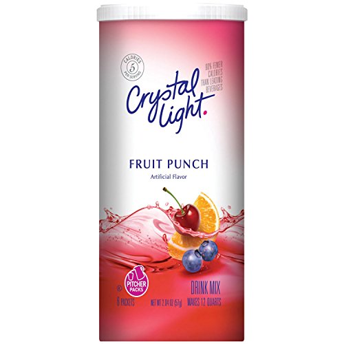 Crystal Light Powdered Drink Mix, 72 Pitcher Pkts, Fruit Punch