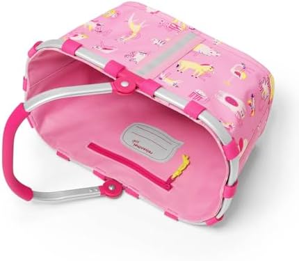 reisenthel Carrybag XS Kids, Extra Small Collapsible Basket, ABC Friends Pink