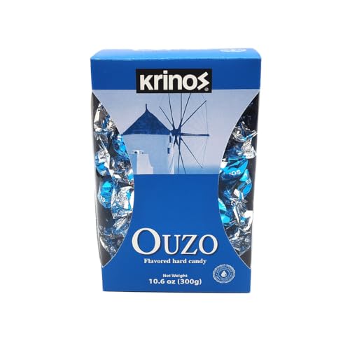 Krinos Cinnamon Candy - Hard Candy Imported from Greece, 10.6 oz | Natural flavors of cinnamon. Imported from Greece. Ideal as a after-meal palate cleanser and sharing at parties and gifts.