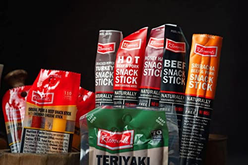 Jerky.com 26pc Meat Sticks Variety Pack - Birthday Gifts for Men - Beef Jerky Gifts for Men - Low Sugar & High Protein - Gluten Free & Keto Meat Sticks - Pork, Turkey, Ham Beef Jerky Sticks & Cheese Sticks