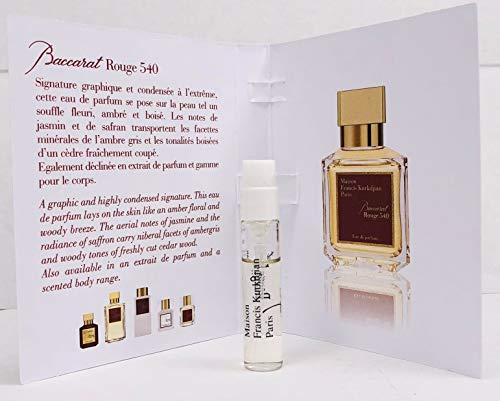 Maison Francis Kurkdjian Baccarat Rouge 540 Travel Set Eau de Parfum Plus Gold Globe Trotter Case, 6 Count