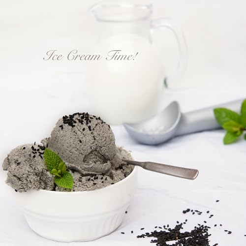 GREENMAX Black Sesame Powder 10.6oz (300g) | Premium Roasted Black Sesame Drink Mix | Vegan, No Preservatives, Nutrient-Rich Superfood from Taiwan