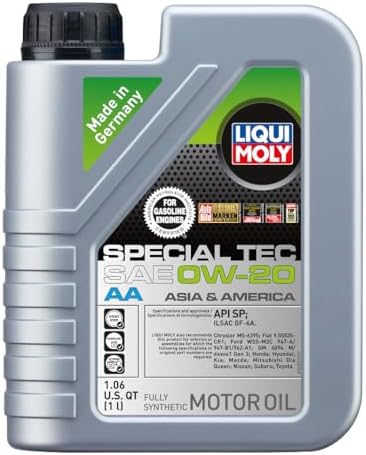 LIQUI MOLY Special Tec AA SAE 0W-20 | 5 L | Fully synthetic engine oil | SKU: 2208