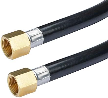onlyfire 3 Feet Y-Splitter Low Pressure Propane Regulator Double Hoses | for Grill,Heater and Propane Appliances,QCC-1 Tank Connections