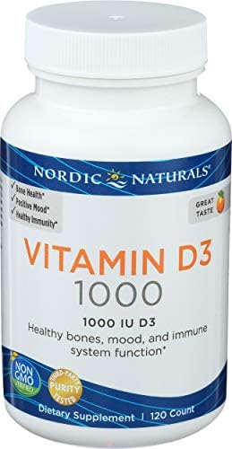 Nordic Naturals Vitamin D3 1000 IU, Orange - 120 Mini Soft Gels | Vitamin D3 supports healthy bones