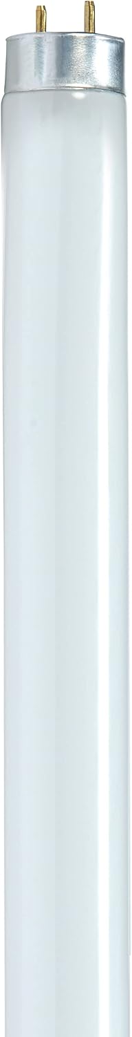 Satco S8406 24-Inch 4100K 17-Watt Medium Bi Pin T8 Instant/Rapid Start Energy Saving Lamp, Cool White