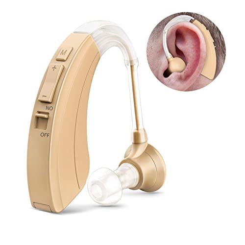 Hearing Aid for Seniors, Noise Cancelling, 500 Hours Per Battery Life