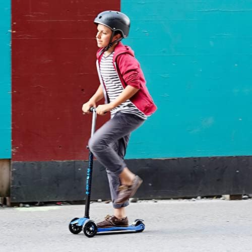 Micro Kickboard | Maxi Original Kids Scooter for Ages 5-12 | Children up to 110 lbs | 3 Wheel Lean-to-Steer Design | Adjustable T Bar | Smooth Ride
