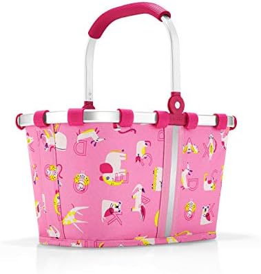 reisenthel Carrybag XS Kids, Extra Small Collapsible Basket, ABC Friends Pink