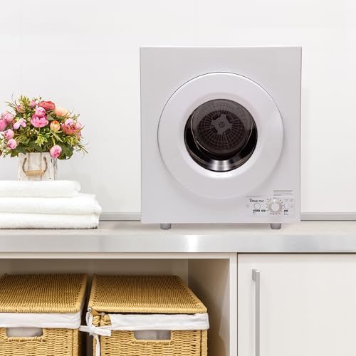 2.6 cu. ft. White Compact Electric Dryer | 2.6-Cu. Ft. Compact Electric Dryer, White, Perfect for Home or Apartment