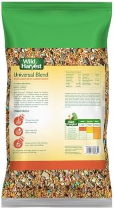 Wild Harvest Universal Blend For Small Birds 3 Pounds, Foritified Nutrition