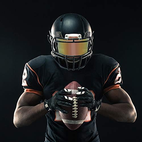 TD Sports Football Visor | Fits Kids, Youth, and Adult Helmets | Eye Protection for Helmet and Facemask