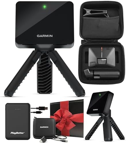 Garmin Approach R10 Portable Golf Launch Monitor & Simulator Gift Box | Great for Home, Outdoor & Indoor