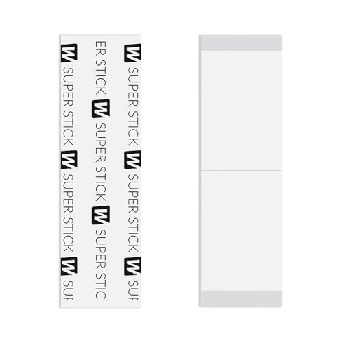 Walker Tape Co. Stick Tape Straight Strips by Walker, 36 pcs (3/4 in x 3 in) Clear