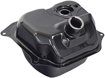 AlveyTech Black Metal Fuel Tank - For 50cc QMB139 Scooters & Other Power sports Models - Tao Tao Moped Gas Tank With 5.5 Liters Fuel Capacity