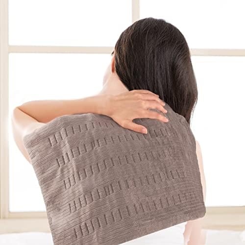 Heating Pad Fast-Heating Technology for Back/Waist/Abdomen/Shoulder/Neck Pain and Cramps Relief - Moist and Dry Heat Therapy with Auto-Off Hot