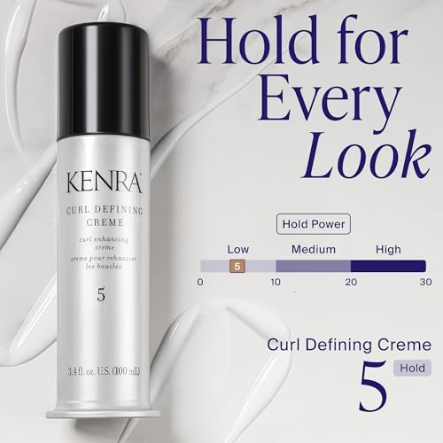 Kenra Curl Defining Crème 5 | Texture Enhancing Styler | Tames Frizz & Flyaways | Refines and Seperates Curls & Waves | Helps Resist Humidity | Medium To Coarse Hair