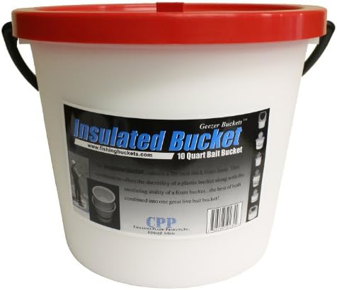 Challenge 50234 Foam Insulated Bucket, 10 Quart, White