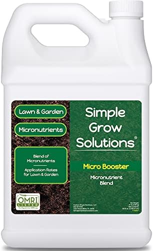 Organic Micronutrient Booster- Complete Plant & Turf Nutrients- Simple Grow Solutions- Garden & Lawn Fertilizer- Grower, Gardener- Liquid Food for Grass, Tomatoes, Flowers, Vegetables (32 Ounce)