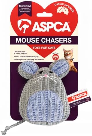 ASPCA Chirping Bird Cat Toy – Catnip-Infused Plush Bird Toy with Realistic Sound, Interactive Cat Toy for Indoor Cats, Encourages Pouncing, Batting & Natural Hunting Play