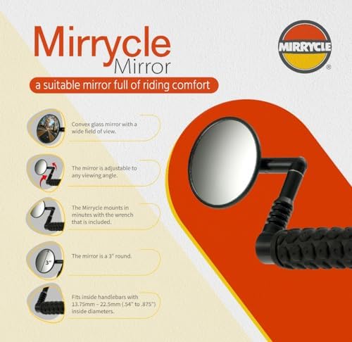 Mountain Mirror, Black | bike-mirrors