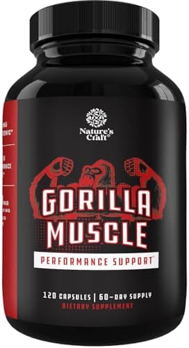 Testosterone Booster for Men with Horny Goat Weed & Maca - 60 Count