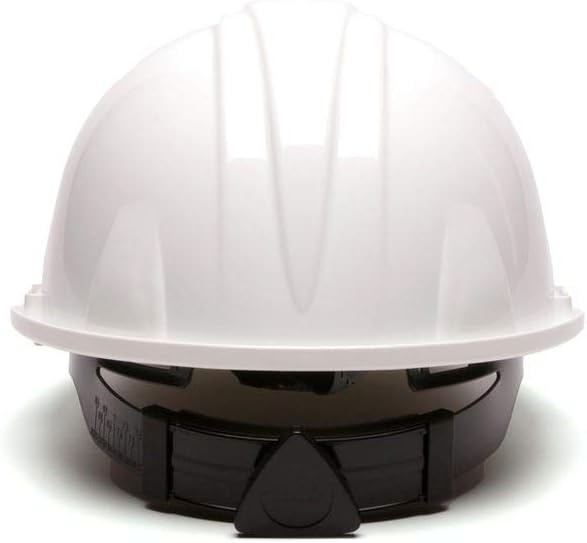 Pyramex SL Series Cap Style Hard Hat with 4 Point Ratchet - Durable HDPE Shell for Reliable Impact Protection, Rain Trough, Low Profile Design, Lightweight Comfort for All Head Sizes