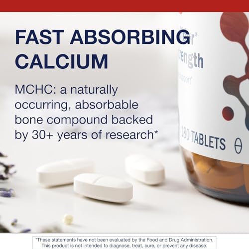 Metagenics Bone Builder Extra Strength - Microcrystalline Hydroxyapatite Concentrate (MCHC) with Calcium & Phosphorus - Supports Bone Density & Strength - Non-GMO & Gluten-Free - 90 Tablets