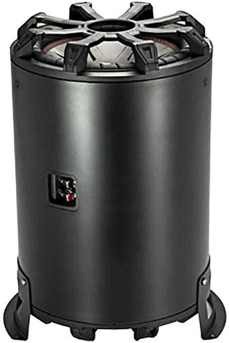 KICKER CWTB 10 Inch Ultra Deep Loaded Trunk Mounted Tube Sub Speakers, Black (Renewed)