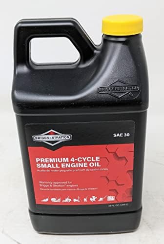 Genuine Briggs & Stratton 30W Engine Oil - 66 Oz. 100028 & 100005 and Fuel Treatment