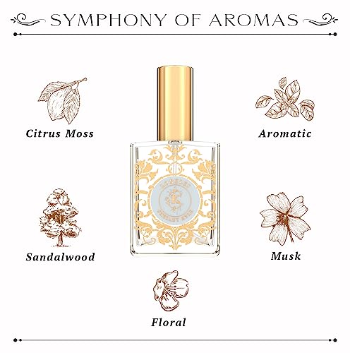 Lorelei Luxurious Perfume with Combination of Ten Different Fragrance Oils Including Bergamot, Musk and White Amber, Perfect For Everyday Use, 30 ml