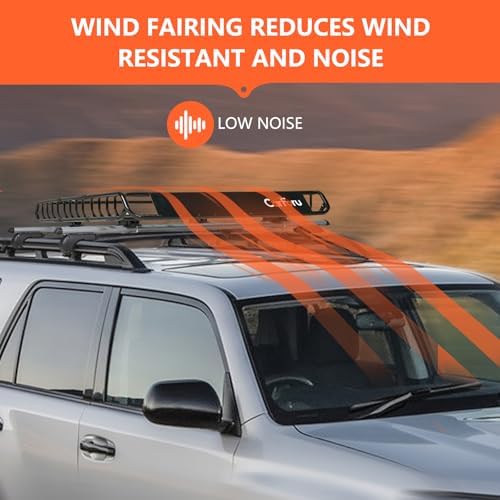 Universal Roof Rack Basket, 51"x36"x5", 250LB Heavy Duty for Truck | Premium heavy duty universal roof cargo basket, 250LB capacity
