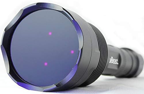 V3 365nm Black Light UV Flashlight, High Power and Long Range | High Definition Ultraviolet, Professional Grade Beam, Commercial Use, USA Stock