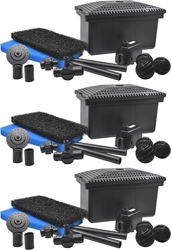 pond boss Medium Filter Kit with Pump for Ponds and Water Features